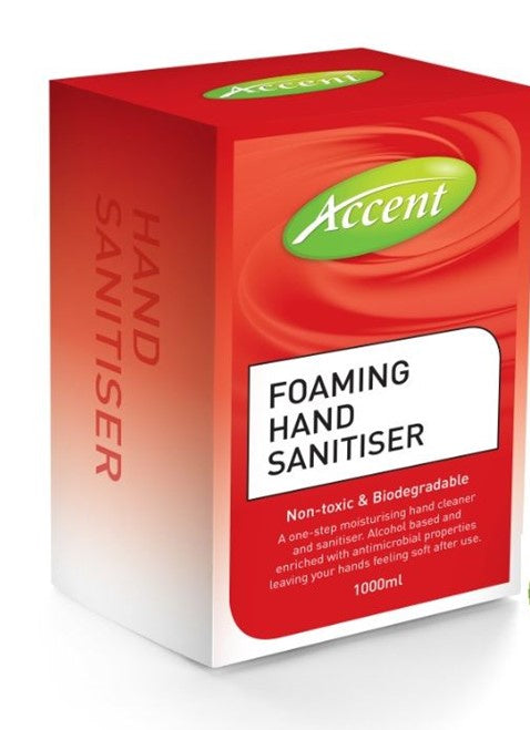 Accent Foaming Hand Sanitiser 1L