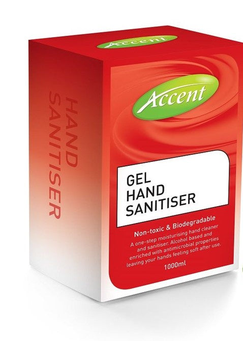 Accent Gel Hand Sanitiser 1L