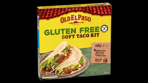 Old El Paso Gluten Free Soft Taco Kit 418g