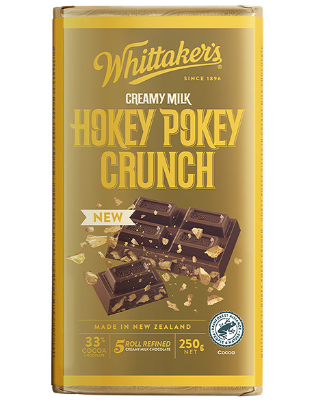 Whittaker's Creamy Milk Hokey Pokey Crunch 250g