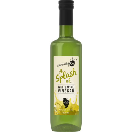 Community & Co White Wine Vinegar 500ml