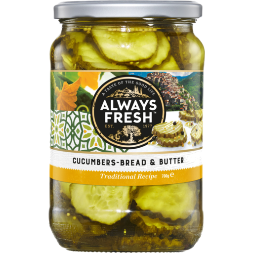 Always Fresh Cucumbers Bread and Butter 700g