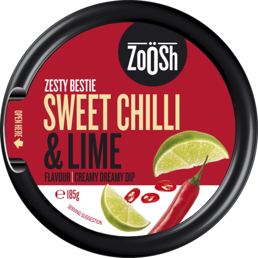 Zoosh Dip Sweet Chilli & Lime 185g