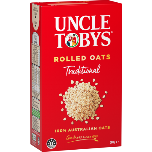 Uncle Tobys Rolled Oats Traditional 500g