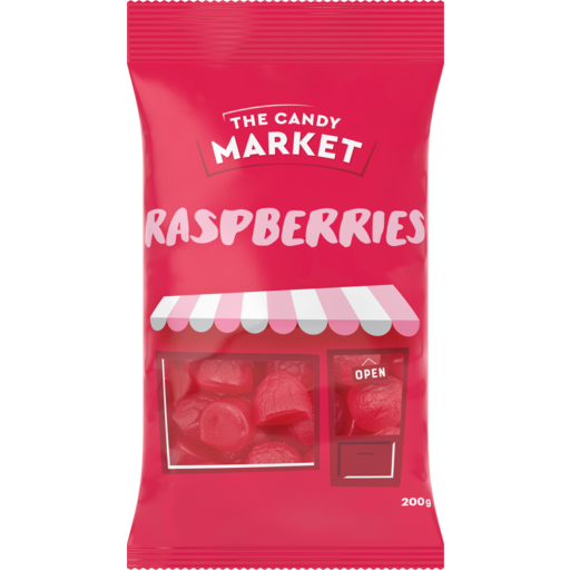 The Candy Market Raspberries 200g