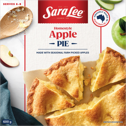 Sara Lee Homestyle Apple Pie 600g