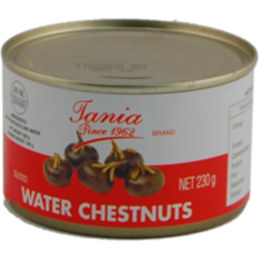 Tania Water Chestnuts Sliced 230g