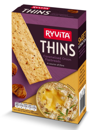 Ryvita Thins Caramelised Onion 125g