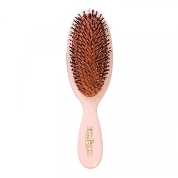 Mason Pearson Junior Bristle and Nylon Brush Pink