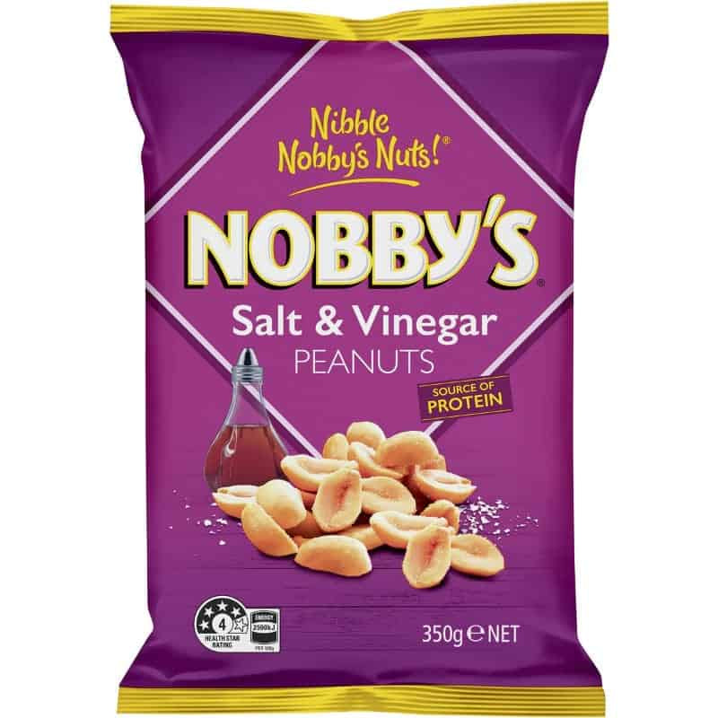 Nobby's Salt and Vinegar Peanuts 350g