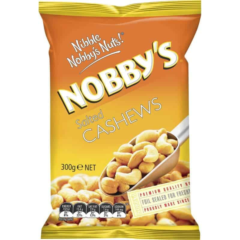 Nobby's Salted Cashews 300g