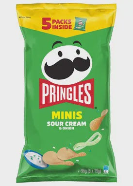 Pringles Minis Sour Cream & Onion 5pk 95g