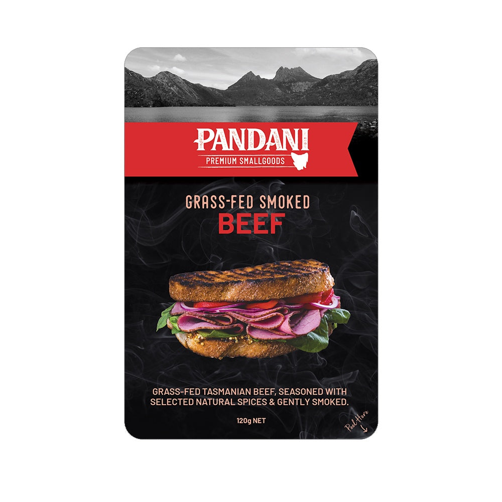 Pandani Grass-fed Smoked Beef 120g