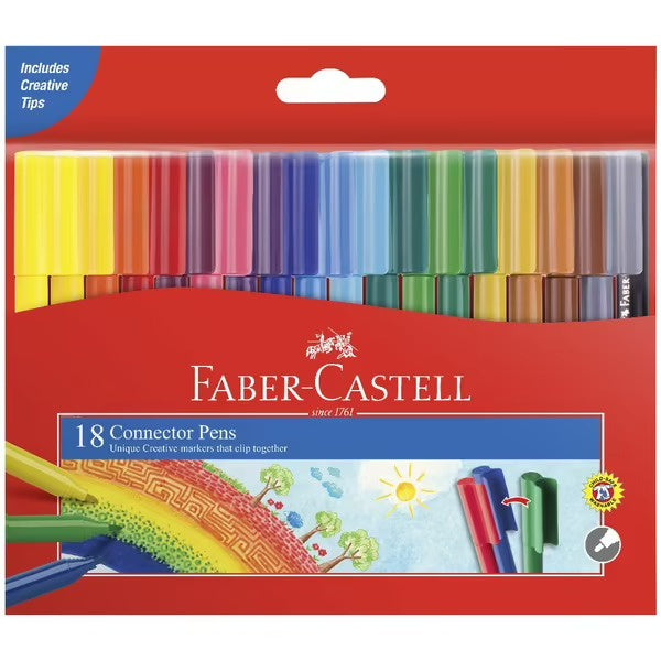 Faber Castell Connector Pens 18pk