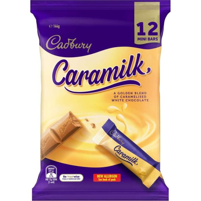 Cadbury Caramilk 144g 12 pack