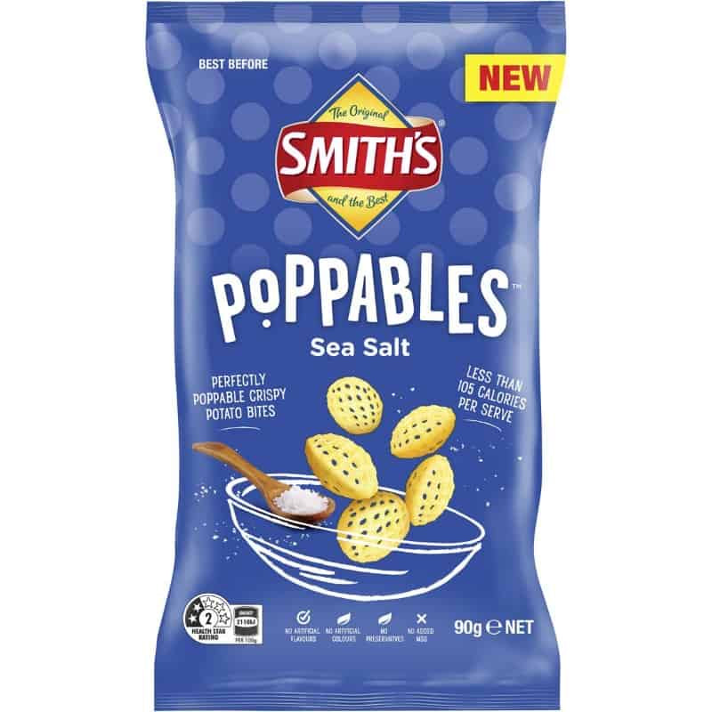 Smith's Poppables Sea Salt 90g