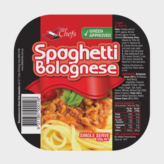 Allied Chefs Spaghetti Bolognese 220g