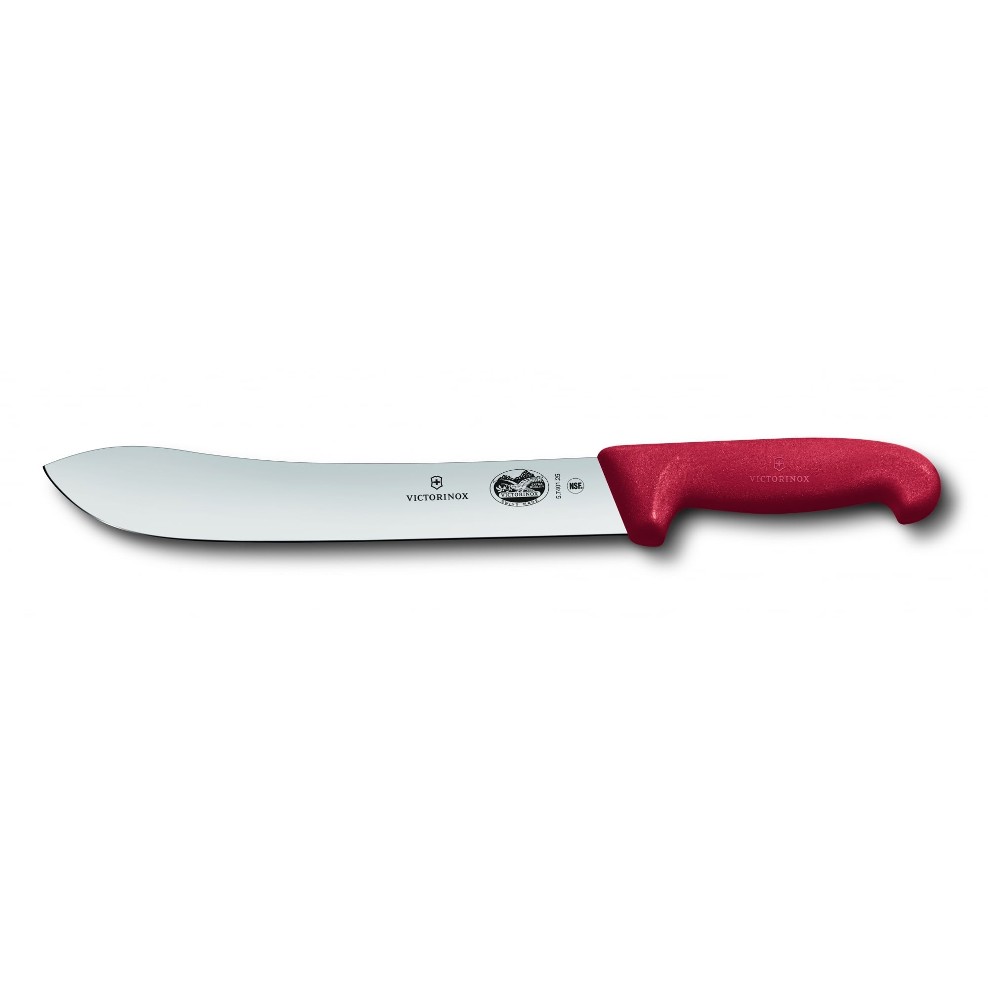 Victorinox Butchers Knife Wide Tip Red 31cm